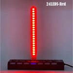 lampe led flexible 24leds couleur rouge jaune bleu vert violet rose blanc blancchaud clips