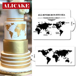 feuille mariage fondant dentelle outil pâtisserie plastique respectueux environnement noir blanc moderne minimaliste