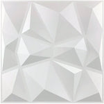 décoration murale moderne 3d autocollant triangles géométriques pvc résistant eau noir blancintérieur salon chambrehôtel