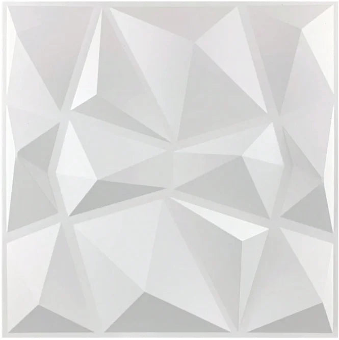 décoration murale moderne 3d autocollant triangles géométriques pvc résistant eau noir blancintérieur salon chambrehôtel
