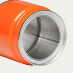 boîtes thé rondes modernes couleurs blanc rouge orange minimaliste résistantes humidité maison voyages