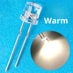 diodes led transparentes 5mm blanc rouge rose jaune bleu ultra lumineuses 20000mcd modernes 100