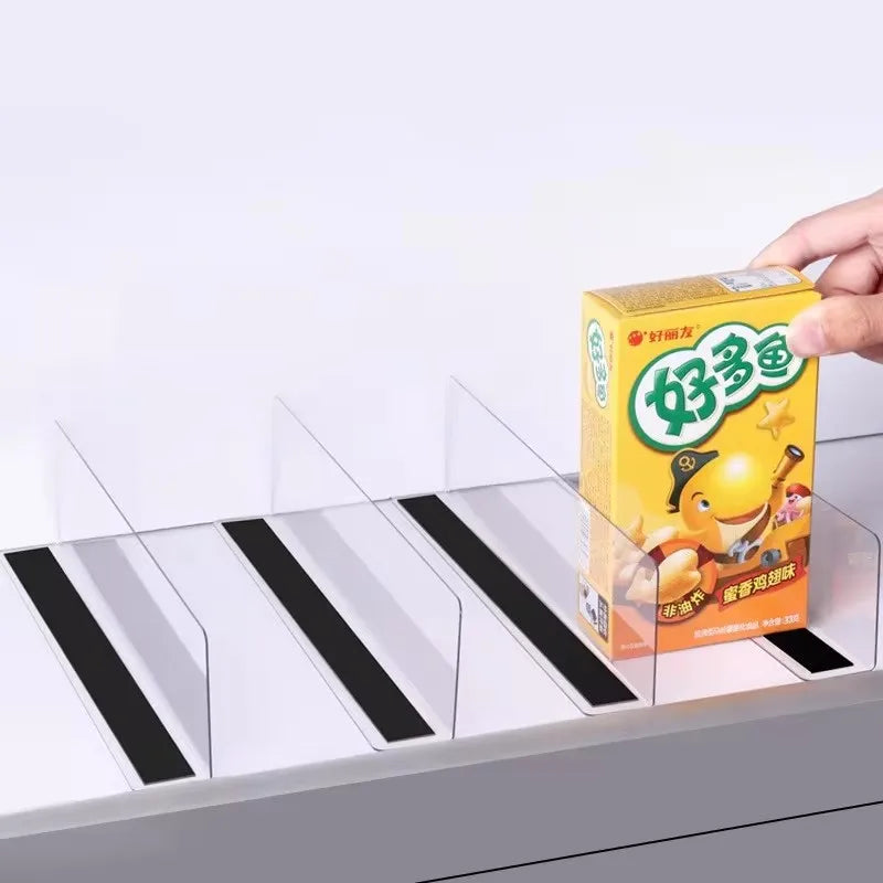 séparateurs rayonnage magnétiques transparents moderne aimants étagères cuisine réutilisables pvc pièces
