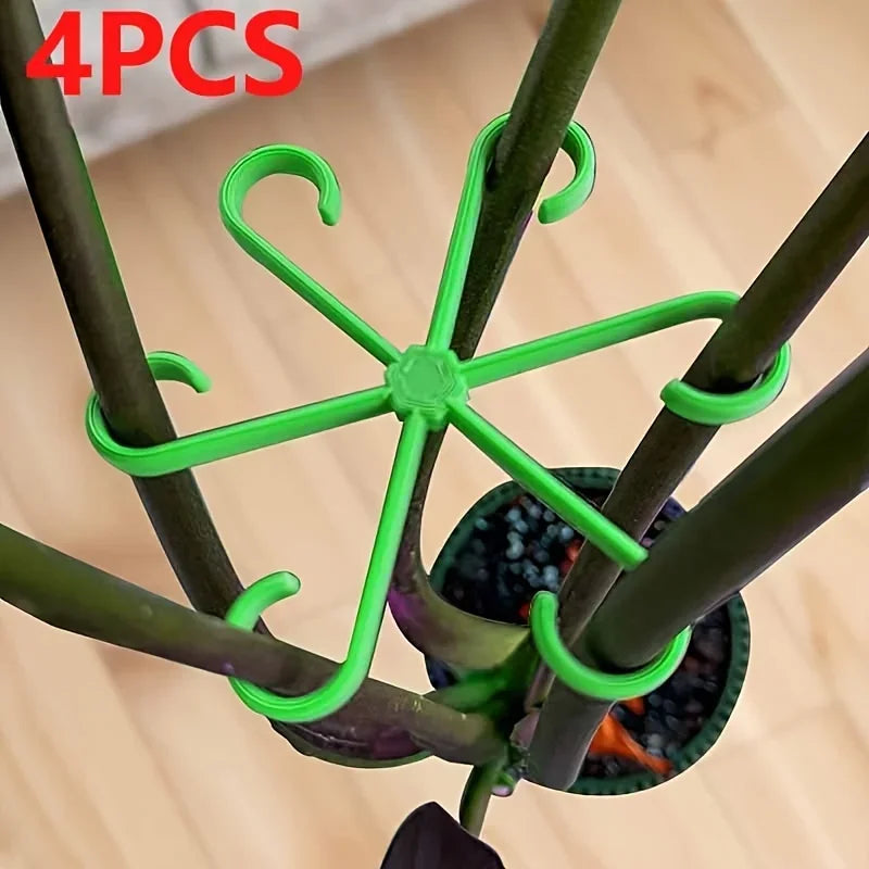 clips plante transparents verts floral moderne autonome croissance verticale 4pcs