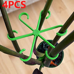 clips plante transparents verts floral moderne autonome croissance verticale 4pcs