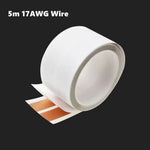 câble plat électrique caché audio led cœurs cuivre pur adhésif 10m 17awg 22awg