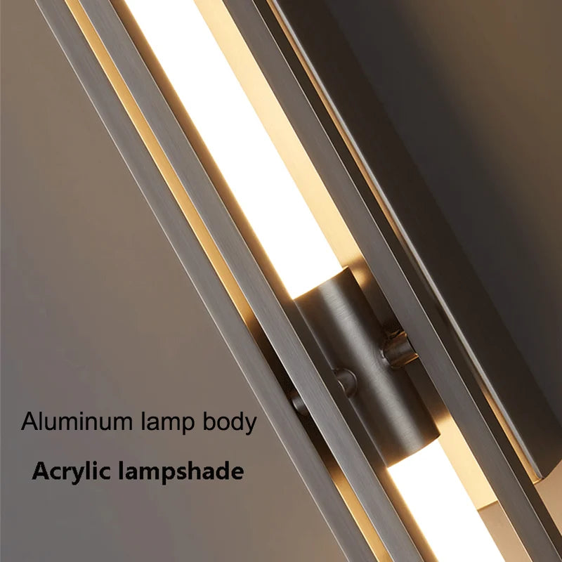 lampe murale moderne argentée dorée éclairage cuisine chambre salon 2000 82000lm LED 90 260V
