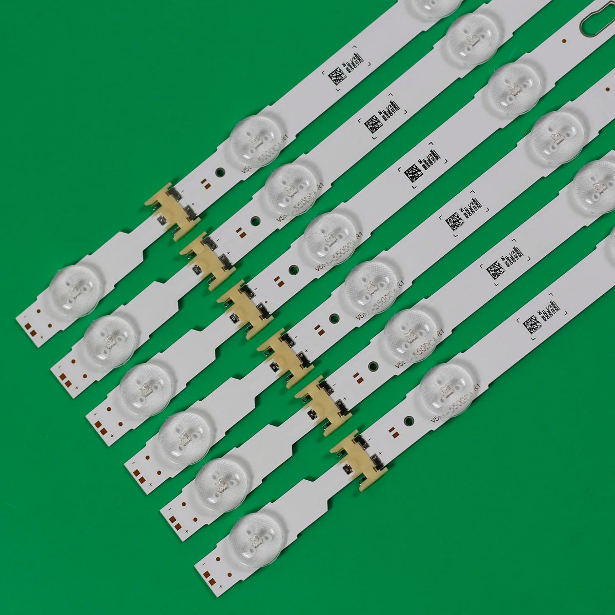 bande lumineuse led blanc moderne connecteurs électriques translucide rondes