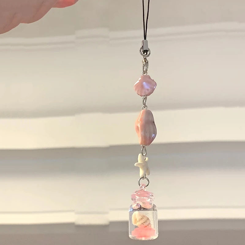 porte clés décoration papillon ailes cœur transparents blanc rose romantique