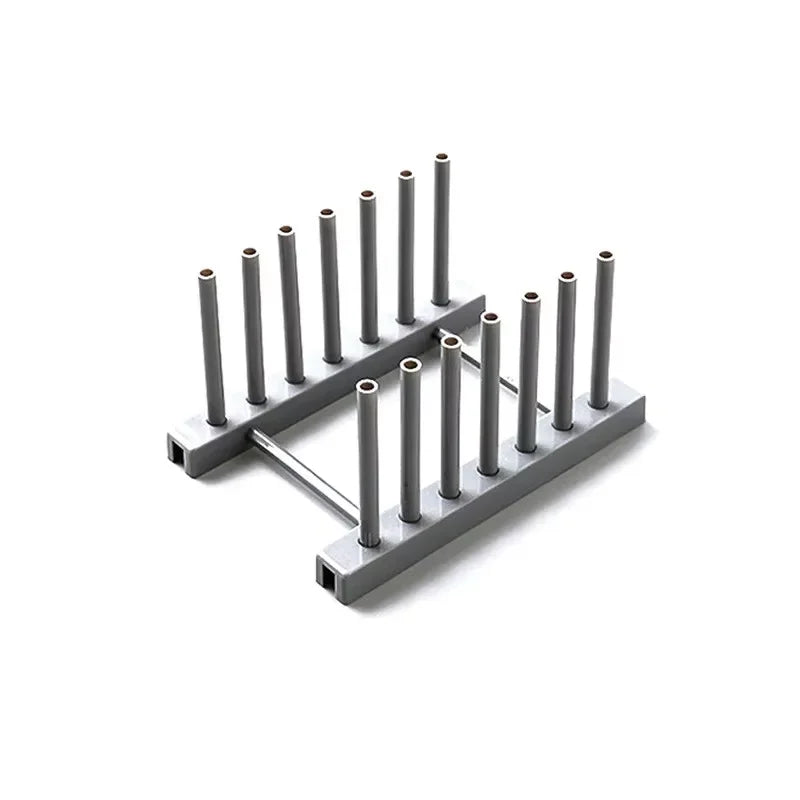 porte assiettes gris moderne rangement cuisine respectueux environnement multifonctionnel utilisation répétitive plastique pp support