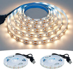 ruban led flexible blanc adhésif moderne éclairage décoration maison 2m câble usb