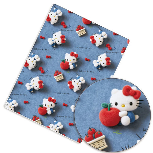 aimants hello kitty motifs accessoires colorés opaques cartoonaufs pommes ballons livres