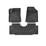 tapis sol coffre voiture noir rayures horizontales moderne imperméable tpe