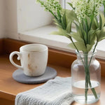 bouquet artificiel fleurs soie vert blanc jaune violet vase extérieur intérieur décoration mariage chambre