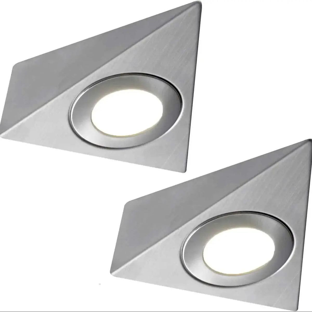spots led argenté moderne interrupteur adhésif 12v 230v blanc chaud minimaliste