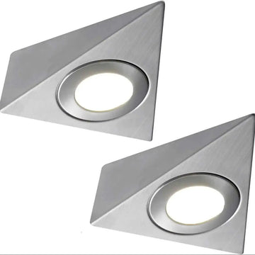 spots led argenté moderne interrupteur adhésif 12v 230v blanc chaud minimaliste