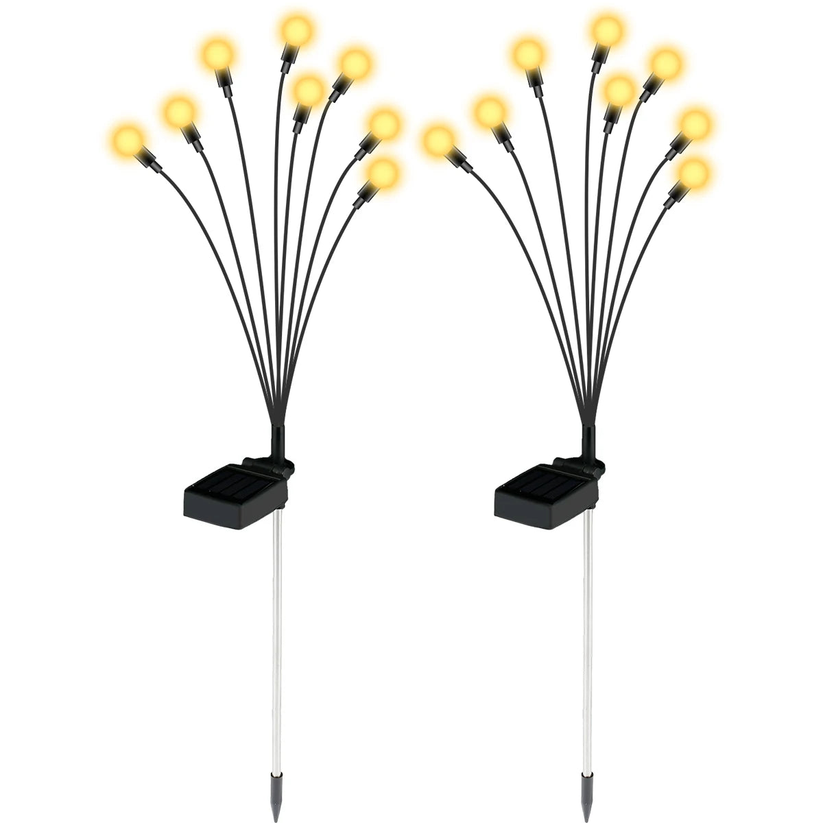 lampe solaire jardin ornementale lune papillon étoiles décorative féerique extérieure autoinstallation ip55 moderne