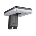lampe solaire murale noire blanche moderne détecteur mouvement ip65 led autonomie panneau solaire contemporaine