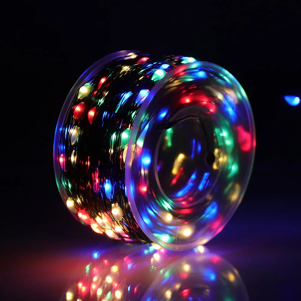 guirlande led rgb moderne blanc chaud multicolore 10m 20m adressable decoration chambre fete mariage