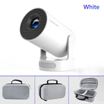 projecteur led 290ansi 1280x720p blanc moderne android wifi bluetooth trapézoïdale auto correction