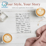 sticker ongle noir calligraphie vintage adhésif transparent pinceau pince ongles DIY manucure erotique erotique
