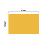 tapis table silicone bleu gris jaune vert uni minimaliste antidérapant isolant thermique