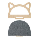 meuble chat suspendu bois naturel gris moderne tapis vis fixation notice