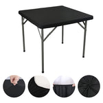 couvre table carré élastique noir rouge vert bleu rose violet blanc uni moderne festif