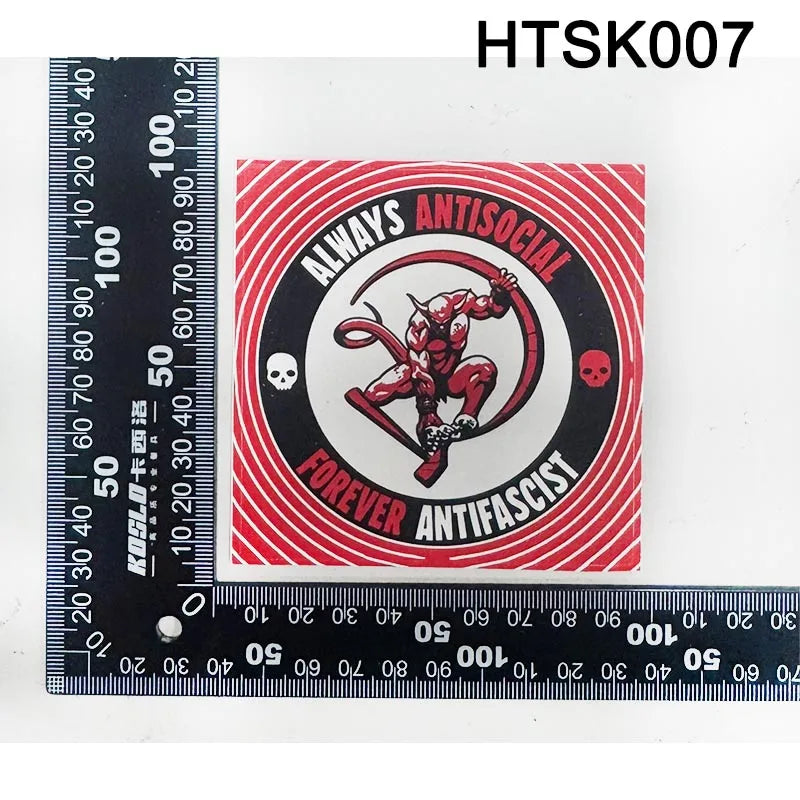 autocollants stickers graphiques sportifs logos équipe football rouge blanc noirs muraux réfrigérateur carreaux meubles