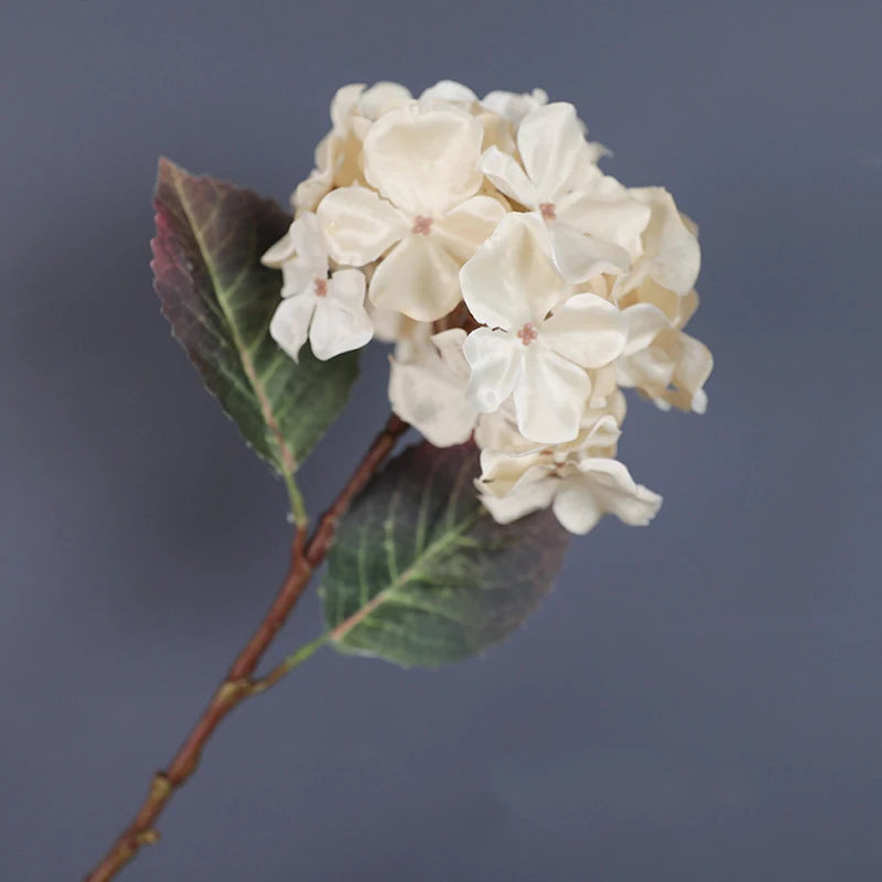 bouquet artificiel hortensia violet rose décoration intérieur naturelle anniversaire baby shower festive decoration