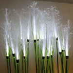 lumière artificielle verte feuilles blanches lumineuses moderne vacancesextérieur decoration solaire ip65 abs led