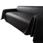 housse canapé simili cuir noir gris moderne salon fauteuil canapé sectionnel