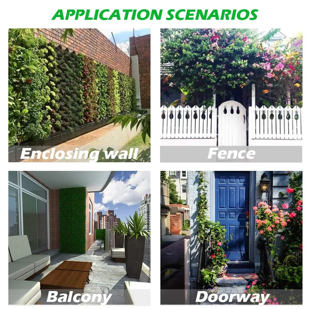 sacs culture plantes mur vert moderne 50x100cm 49 poches