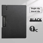 porte documents moderne clips latéraux mat noir bleu vert orange gris rose opaquet
