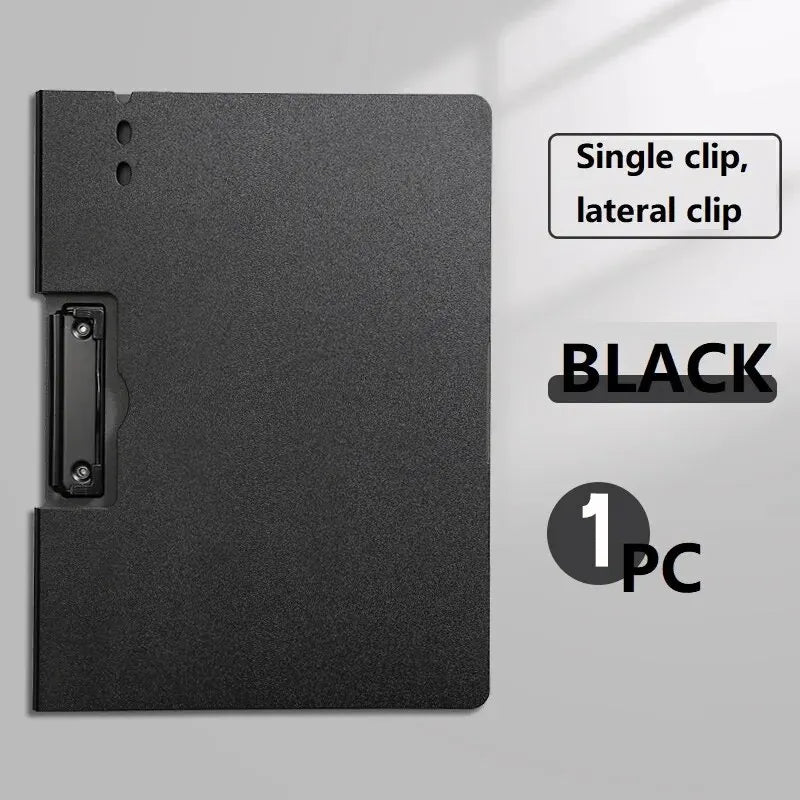 porte documents moderne clips latéraux mat noir bleu vert orange gris rose opaquet