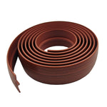 joint transition auto adhésif grain bois marron moderne protection rondelles 50mm 8mm