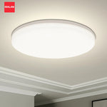 plafonnier led moderne blanc rond minimaliste éclairage intérieur salon chambre cuisine économique
