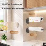 support drainage rotatif mural multifonctionnel porte rouleaux essuie tout film plastique torchons gants moderne