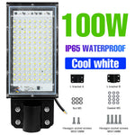 projecteur led lampe rue moderne étanche ip65 blanc vis extérieure 220v