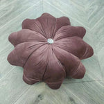 coussin bleu plissé moderne housse amovible polyester lavable maison lit chambre
