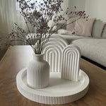 moules silicone céramiques blancs rayures géométriques modernes minimalistes artisanat maison bricolage