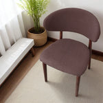 housse chaise moderne tissu carreaux beige gris vert adhésif polyester