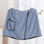 serviette plage bleu clair velours doux moderne confortable poche élastique taille