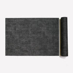 tapis table moderne gris beige marron bleu toile lin respectueux environnement imperméable essuyable resistant