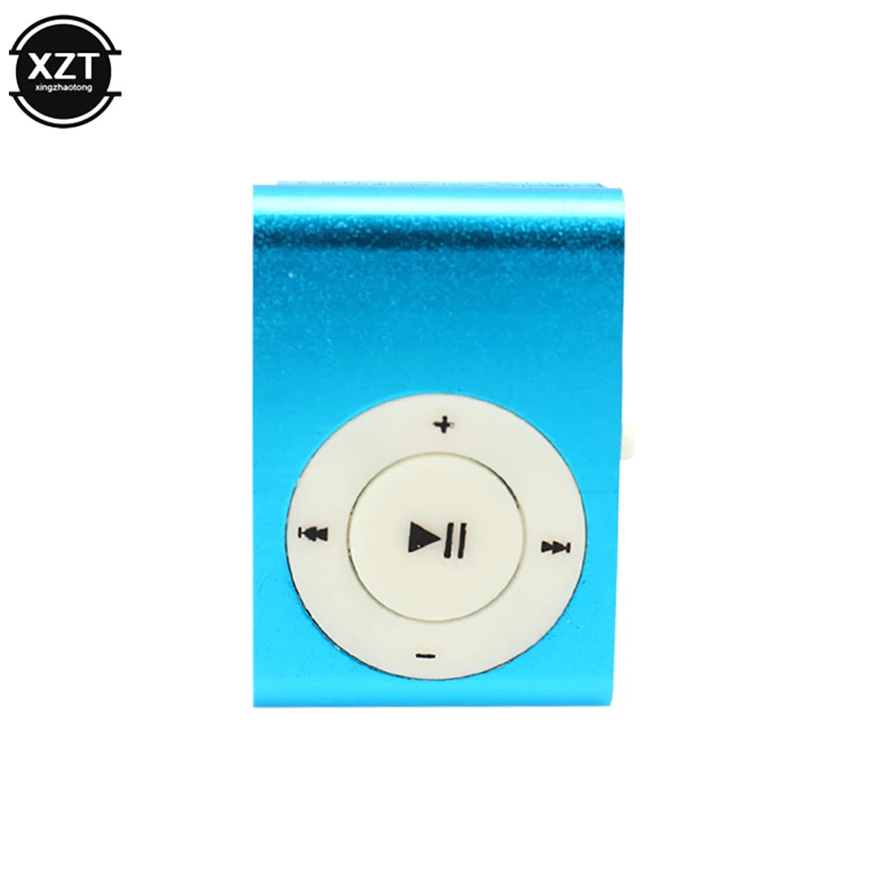 lecteur mp3 portable argent rose noir or bleu métal brillant compact moderne clips