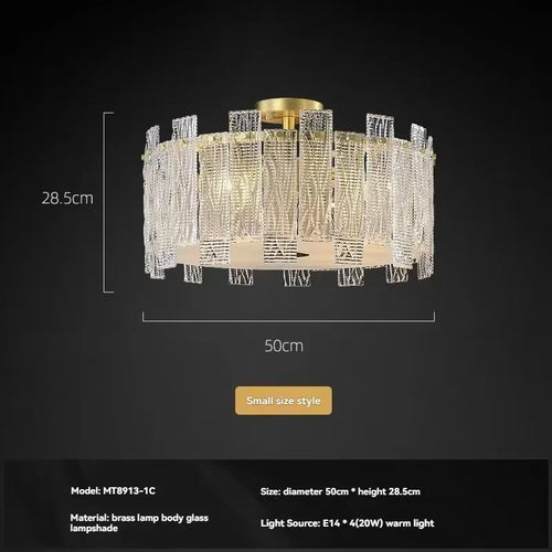 lustre suspension cristal moderne doré strass transparent cuisine salle manger salon