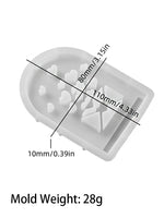 lampe décorative blanche coeurs ours cupcake carrousel moderne silicone motifs opaques