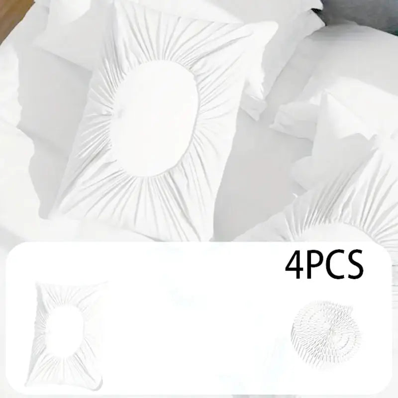 couvre lits bleu plissé doux moderne adhésifs pack pièces tissu polyester coton usage unique