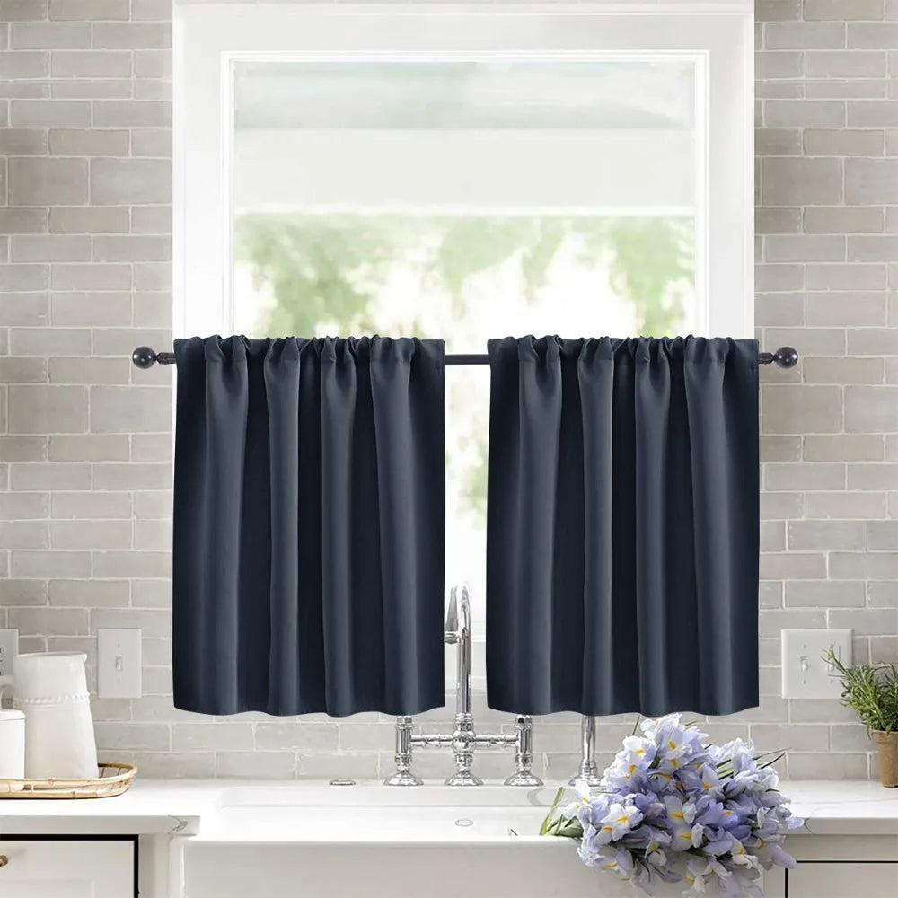 rideaux romains opaques polyester tringle moderne noir blanc gris turquoise rose marineintérieurôtelcaf