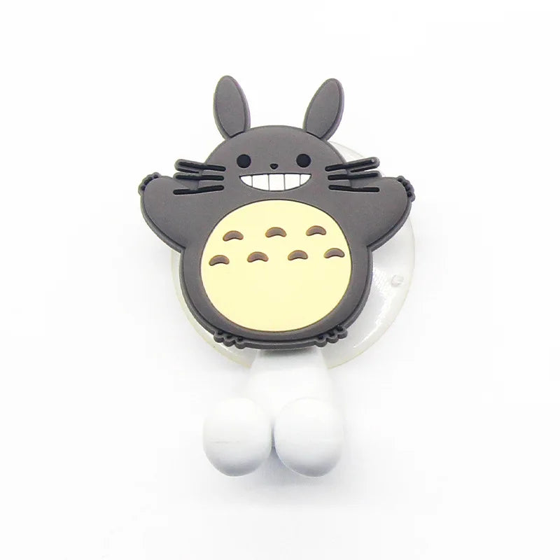 porte brosse dents mural adhésif totoro dessin animé cartoon salle bain rangement personnages animés